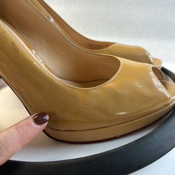 Cole Haan Nike Air Heels 10B Nude Pumps Platform - Picture 7 of 16